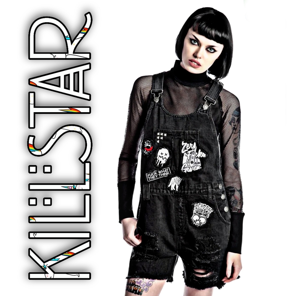 KILLSTAR | Jinx Cursed Cutie OverallsBlack Sz: M